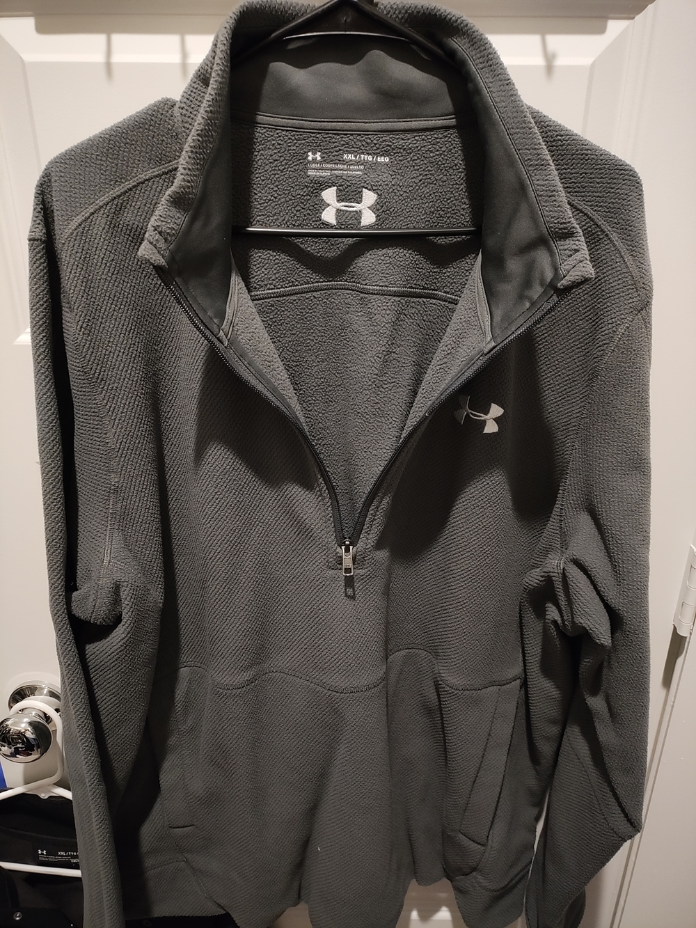 Under Armour Men's Dark Gray Quarter-Zip Pullover